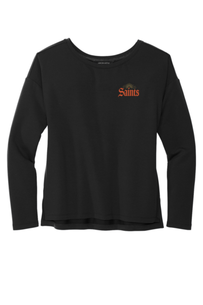 Women's Stretch Drop Shoulder Pullover - Image 2